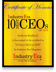 Industry Era Certificate of Honour: Anthony Braddock, 10 Best CEOs of 2019